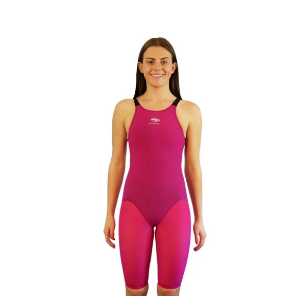 W22 BlueSeventy Nerofit Kneeskin Pink Competition Swimsuit Blue70 - Picture 3 of 11